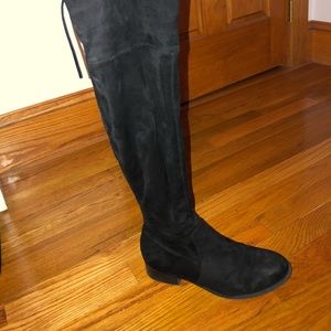Suede knee high Boots